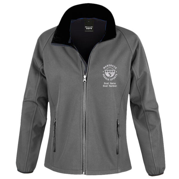 WPS Ladies Soft Shell Jacket Personalised Thumbnail